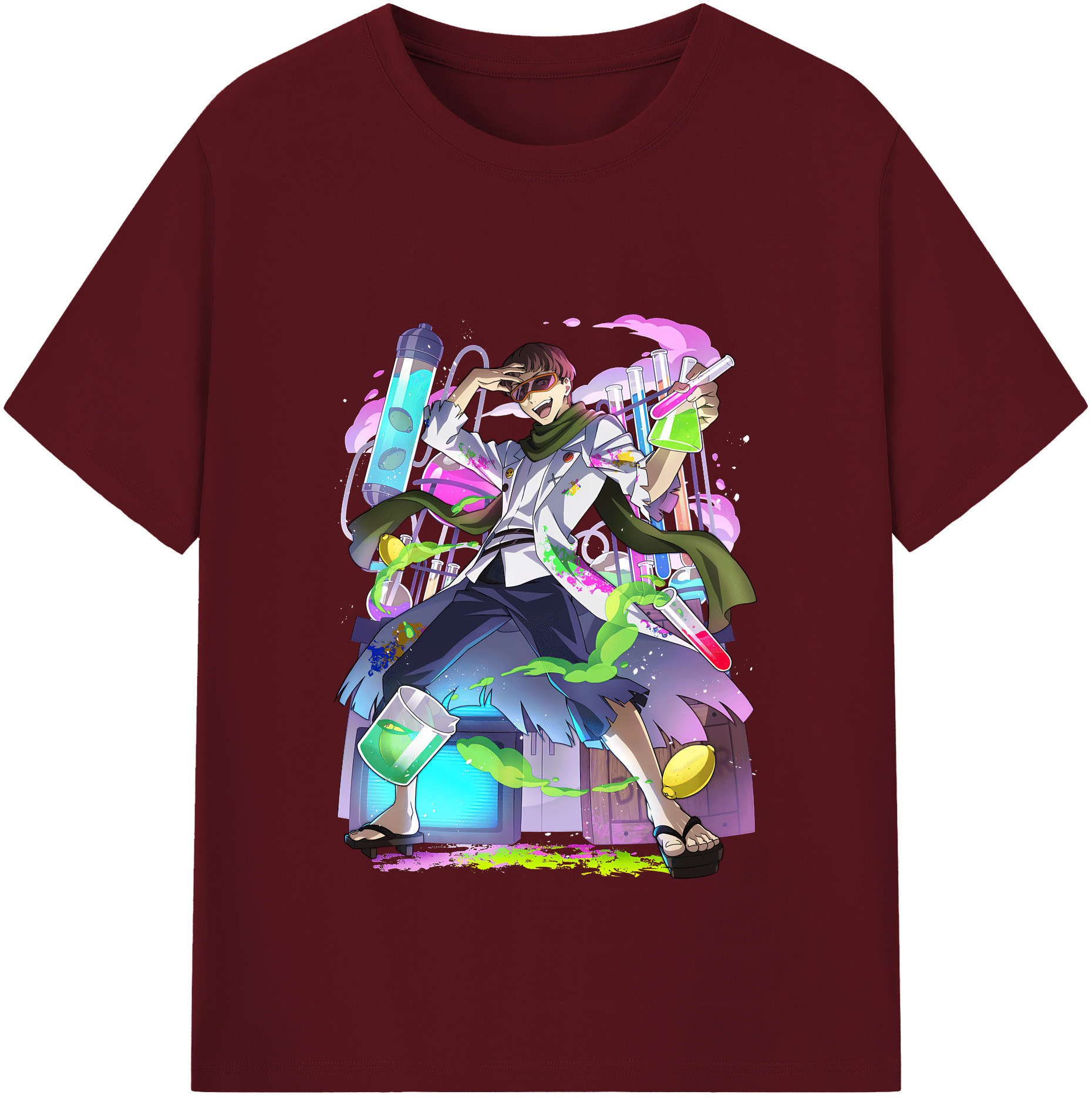 （画像用） 文豪ストレイドッグス Bungo Stray Dogs 綿100％半袖Tシャツ（フロントプリント）